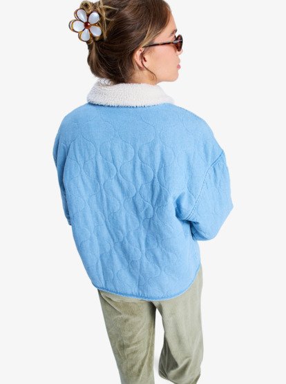 Not So Basic - Sherpa Lined Denim Jacket for Women  ERJJK03675