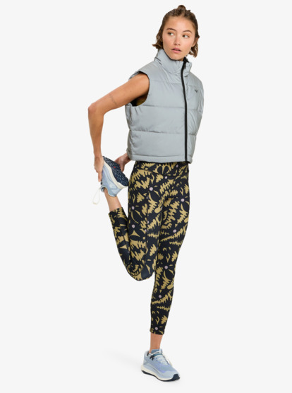 roxy, Move Free Puffy - Chaleco técnico acolchado para mujer, SILVER REFLECTIVE (sge0) Move Free Puffy - Technical Puffy Vest for Women  ERJJK03683