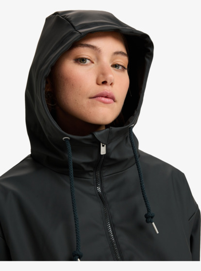 roxy, Wait For Me - Veste imperméable pour Femme, ANTHRACITE (kvj0) Wait For Me - Rain Mac for Women  ERJJK03690
