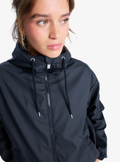 roxy, Wait For Me - Veste imperméable pour Femme, ANTHRACITE (kvj0) Wait For Me - Rain Mac for Women  ERJJK03690