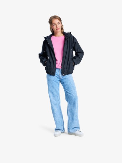 roxy, Wait For Me - Veste imperméable pour Femme, ANTHRACITE (kvj0) Wait For Me - Rain Mac for Women  ERJJK03690