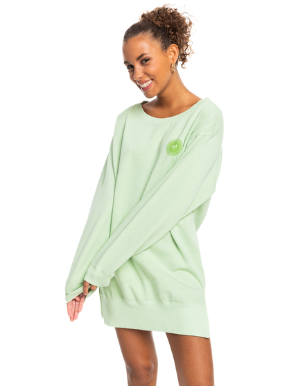 Meeting Up - Oversized Sweatshirt Dress for Women  ERJKD03406