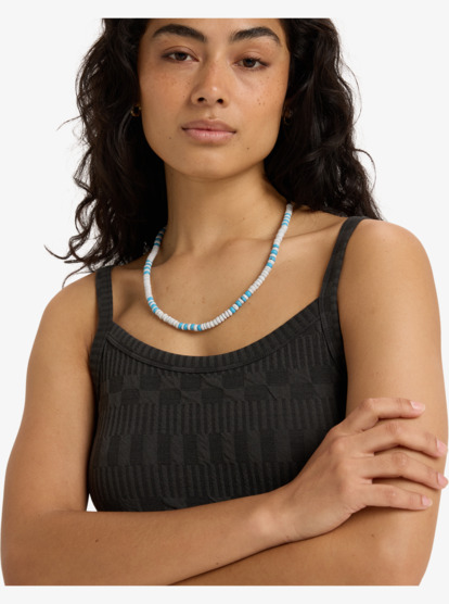 roxy, Sugar Sand Maxi Geo - Maxi-Camisole-Kleid für Frauen, PHANTOM (kta0) Sugar Sand Maxi Geo - Maxi Cami Dress for Women  ERJKD03531