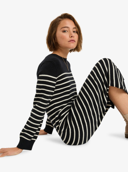 Cool Waves - Long Sleeve Maxi Sweater Dress for Women  ERJKD03536