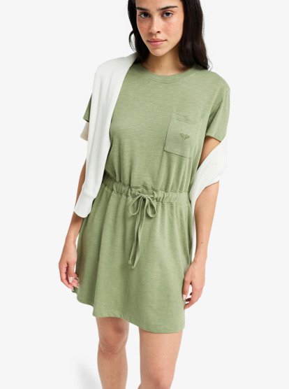 Sunny Expedition Solid - T-Shirt Dress for Women  ERJKD03546