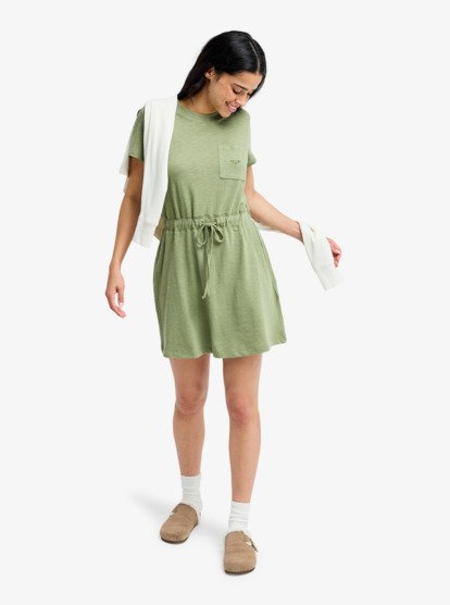 Sunny Expedition Solid - T-Shirt Dress for Women  ERJKD03546