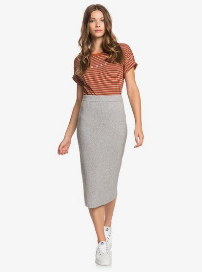 On My Cloud Midi Bodycon Skirt for Women Roxy