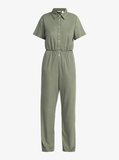 Blue Side Of The Sky - Beach Waffle Jumpsuit for Women  ERJKO03000