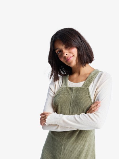roxy, Best Daze - Salopette pour Femme, OIL GREEN (gld0) Best Daze - Dungarees for Women  ERJKO03009