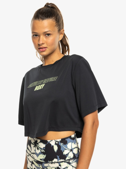 Beach Bound - Short Sleeves Cropped T-shirt for Women  ERJKT04182