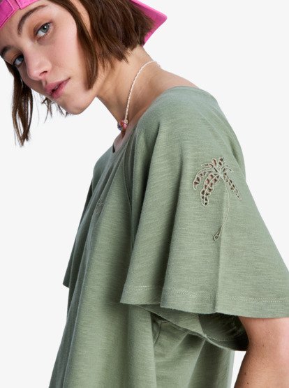 Time For Palm Tree - Short Sleeves T-Shirt for Women  ERJKT04275