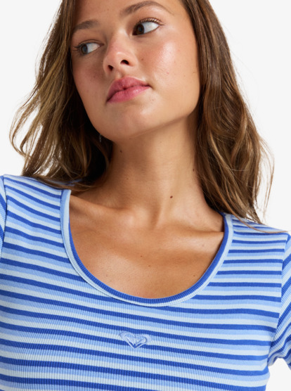 Mini Stripe - Short Sleeves T-Shirt for Women  ERJKT04302