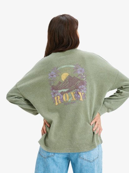 Eastside Midweight - Crew Neck Top With Vintage Wash for Women  ERJKT04322