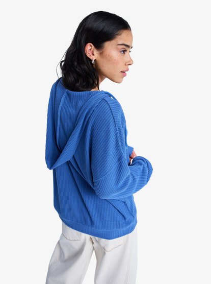 Ocean Drive - Oversized Knit Hoodie for Women  ERJKT04323