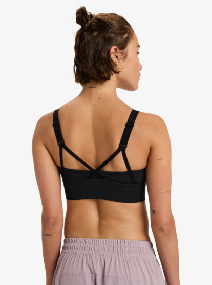 roxy, Heart Into It Attitude - Sportbeha voor Dames, ANTHRACITE (kvj0) Heart Into It Attitude - Sport Bra for Women  ERJKT04326