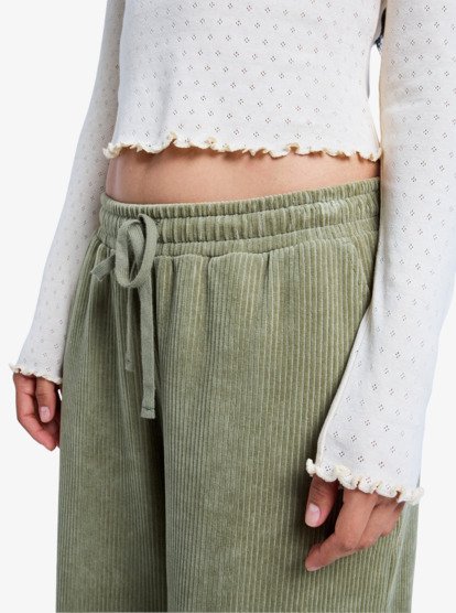 roxy, Time Off Pointelle - Top traforato a maniche lunghe da Donna, PARCHMENT (tec0) Time Off Pointelle - Long Sleeve Pointelle Top for Women  ERJKT04331