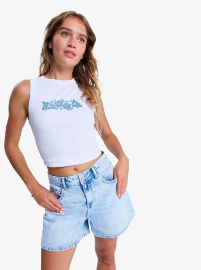 Iconic Days - Rib Knit Vest Top for Women  ERJKT04356