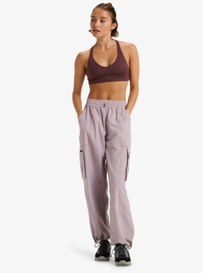 roxy, Heart Into It - Reggiseno sportivo da Donna, HUCKLEBERRY (rrf0) Heart Into It - Sports Bra for Women  ERJKT04359