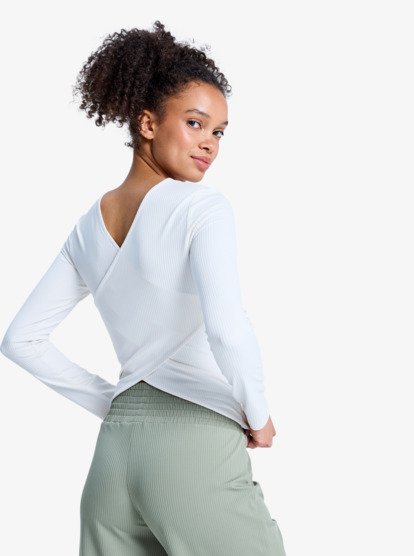 Rise & Vibe - Long Sleeve Workout Top for Women  ERJKT04364