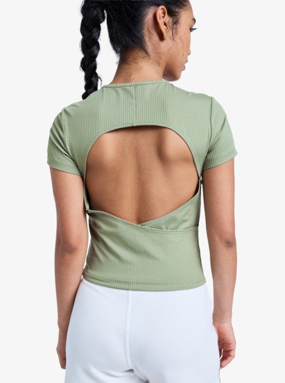 Rise & Vibe - Short Sleeve Workout Top for Women  ERJKT04371