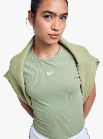 Rise & Vibe - Short Sleeve Workout Top for Women  ERJKT04371