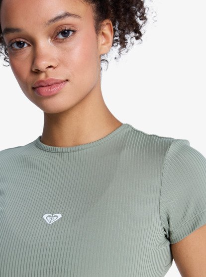 Rise & Vibe - Short Sleeve Workout Top for Women  ERJKT04371