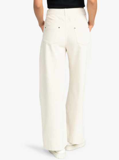 Surf On Cloud - Corduroy Wide Leg Trousers for Women  ERJNP03523