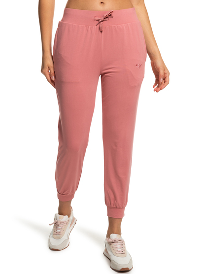 roxy, Naturally Active Laced-Up - Training Trousers for Women, DUSTY ROSE (mkp0) Naturally Active Laced-Up - Training Trousers for Women  ERJNP03527