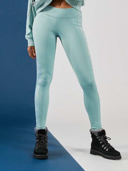 Waves Of Warmth Brushed - Technical Leggings for Women