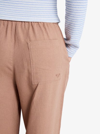 roxy, Lekeitio Break Mid - Easy Wear Lightweight Trousers for Women, WOODSMOKE (cma0) Lekeitio Break Mid - Easy Wear Lightweight Trousers for Women  ERJNP03545