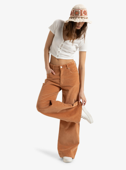 Surf On Cloud - Corduroy Pant for Women  ERJNP03598