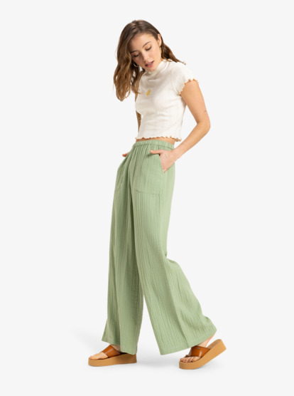 What A Vibe - Elastic Waist Pants for Women  ERJNP03629