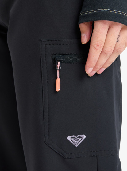 roxy, Vertex - Pantalón técnico de snow para mujer, TRUE BLACK (kvj0) Vertex - Technical Snow Pants for Women  ERJNP03640