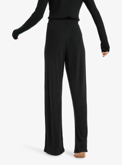 Rise & Vibe New Rib Wide Leg - Sport Trousers for Women  ERJNP03673