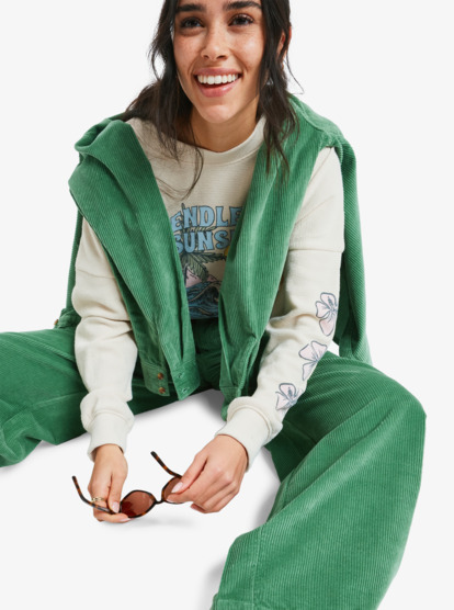 Surf On Cloud Cord - Corduroy Pant for Women  ERJNP03682