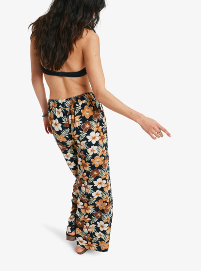 roxy, Midnight Avenue - Printed Trousers for Women, ALMOND TROPICAL FEELS SPACED (cmd3) Midnight Avenue - Printed Trousers for Women  ERJNP03683
