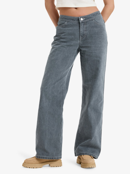 Chloe Kim Pop Stitch - Low Rise Relaxed Straight Leg Trousers for Women  ERJNP03687