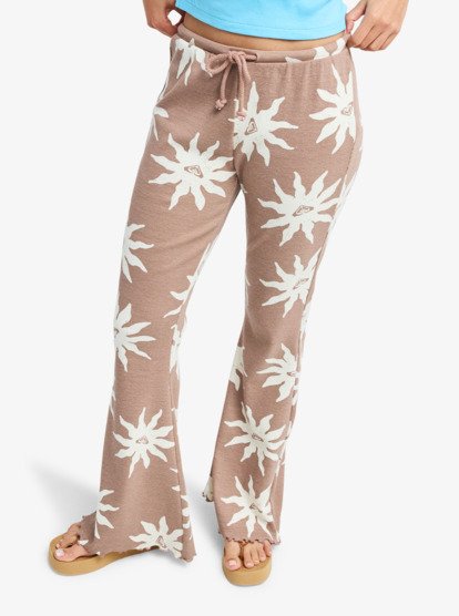 Chasing Tan - Flared Trousers for Women  ERJNP03751