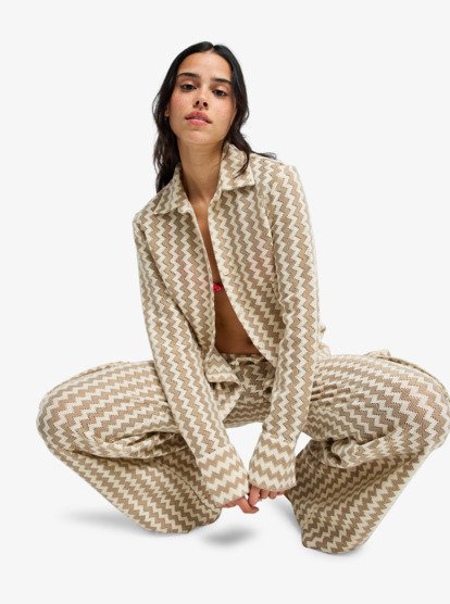 Charm The Snake - Elasticated Trousers for Women  ERJNP03752