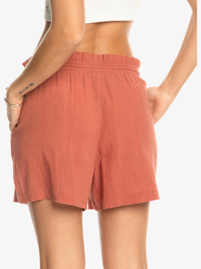 Sweet Souvenir - Elasticated Waist Shorts for Women  ERJNS03496