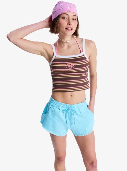 Scenic Route - Elastic Waist Shorts for Women  ERJNS03534