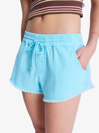 Scenic Route - Elastic Waist Shorts for Women  ERJNS03534