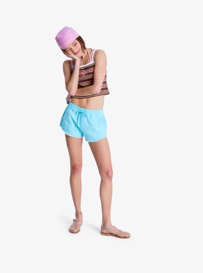 Scenic Route - Elastic Waist Shorts for Women  ERJNS03534