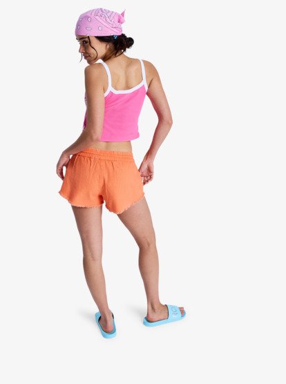 Scenic Route - Elastic Waist Shorts for Women  ERJNS03534