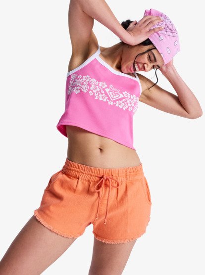 Scenic Route - Elastic Waist Shorts for Women  ERJNS03534