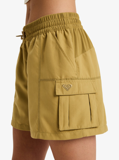 roxy, Boundless Spirit - Sportshort voor Dames, FENNEL SEED (tmg0) Boundless Spirit - Sport Shorts for Women  ERJNS03568