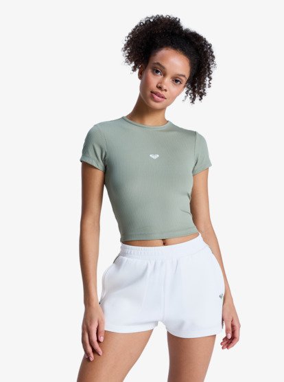 Rise & Vibe - Elasticated Shorts for Women  ERJNS03618