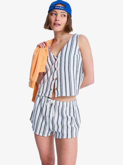 Sunkissed Spirit - Elasticated Shorts for Women  ERJNS03623