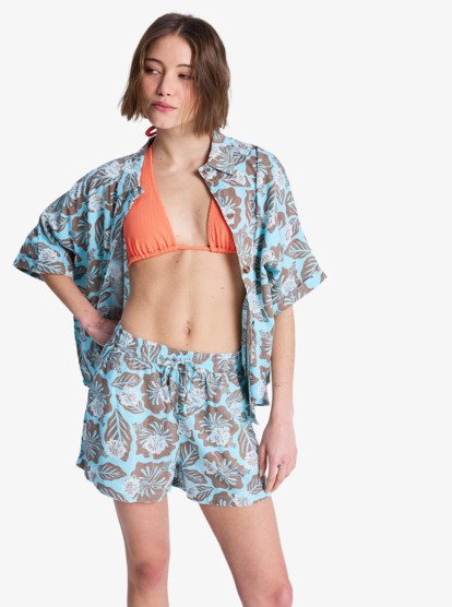 Lekeitio Break High Slub - Beach Shorts for Women  ERJNS03624