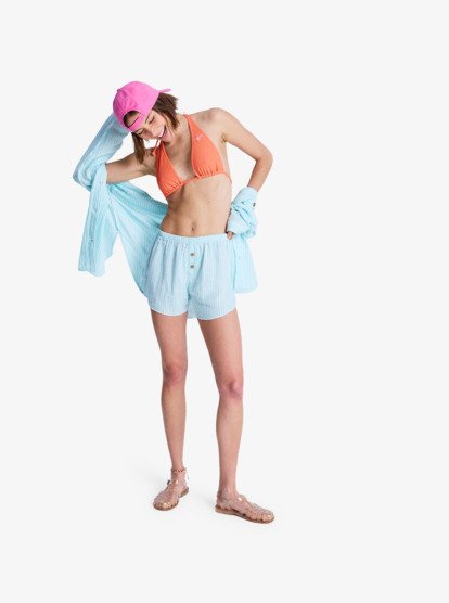 Salty Bliss Stripe - Elasticated Shorts for Women  ERJNS03626